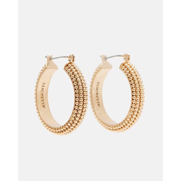 Allsaints Australia Womens Sinead Ball Hoop Earring Brass AU56-497